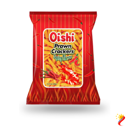 Oishi Prawn Crackers Spicy 60g