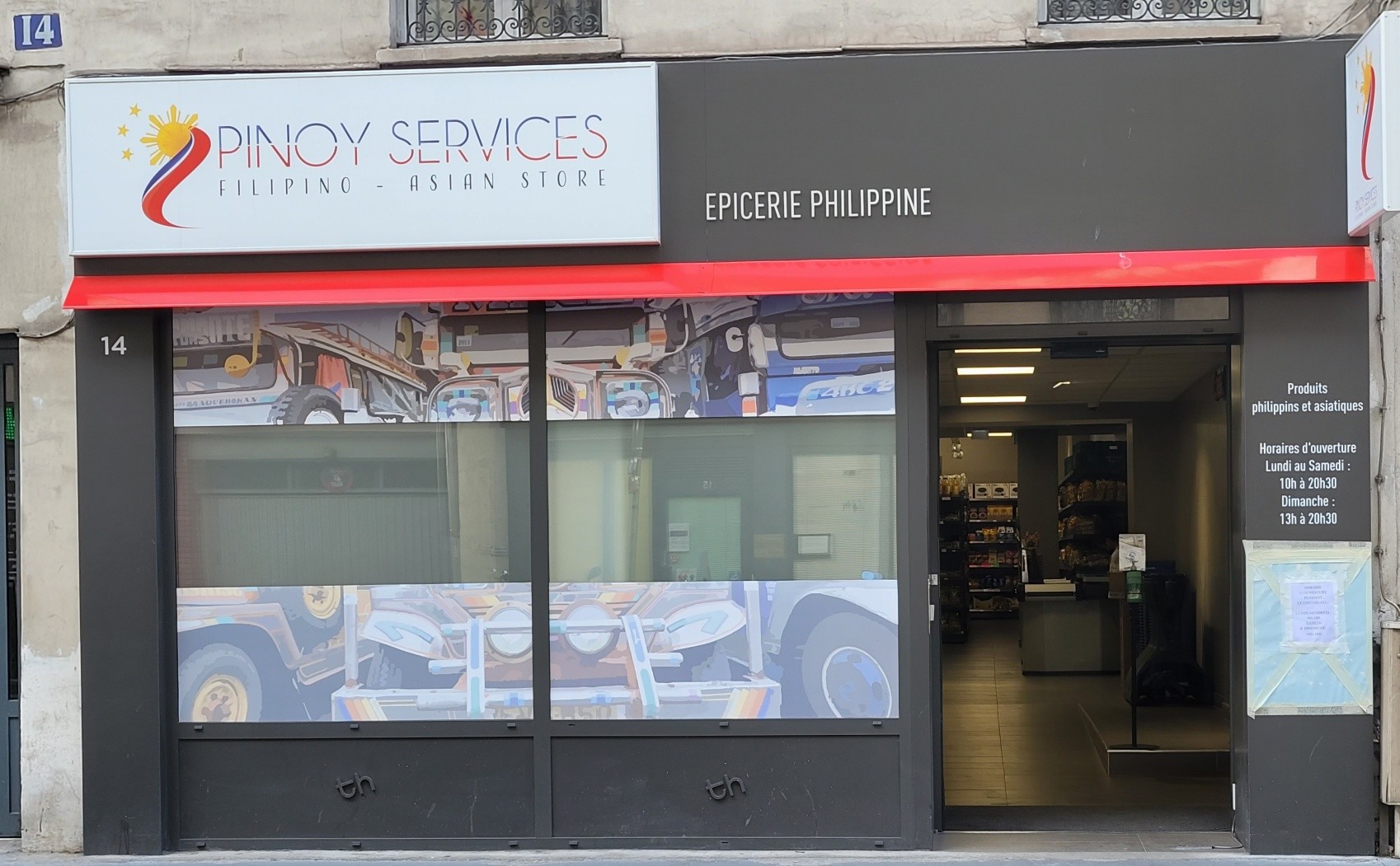 Front of pinoy store